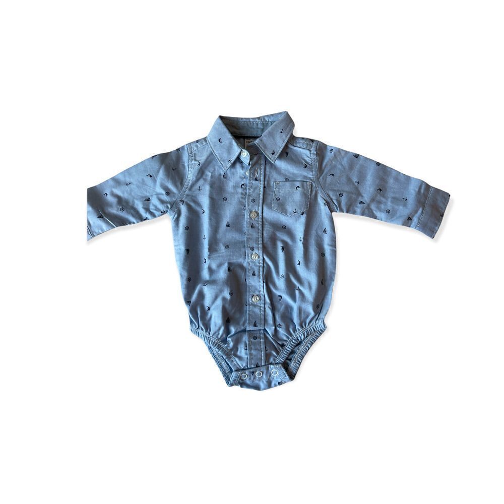 Carter's Bodysuit - Size 6 month  - Blue